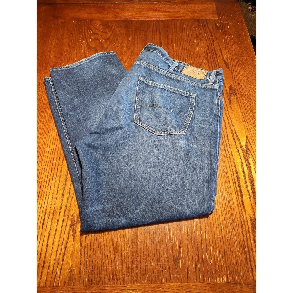 Polo Ralph Lauren Authentic Dungarees Blue Jeans Men's 46B‎ 32 (A913)